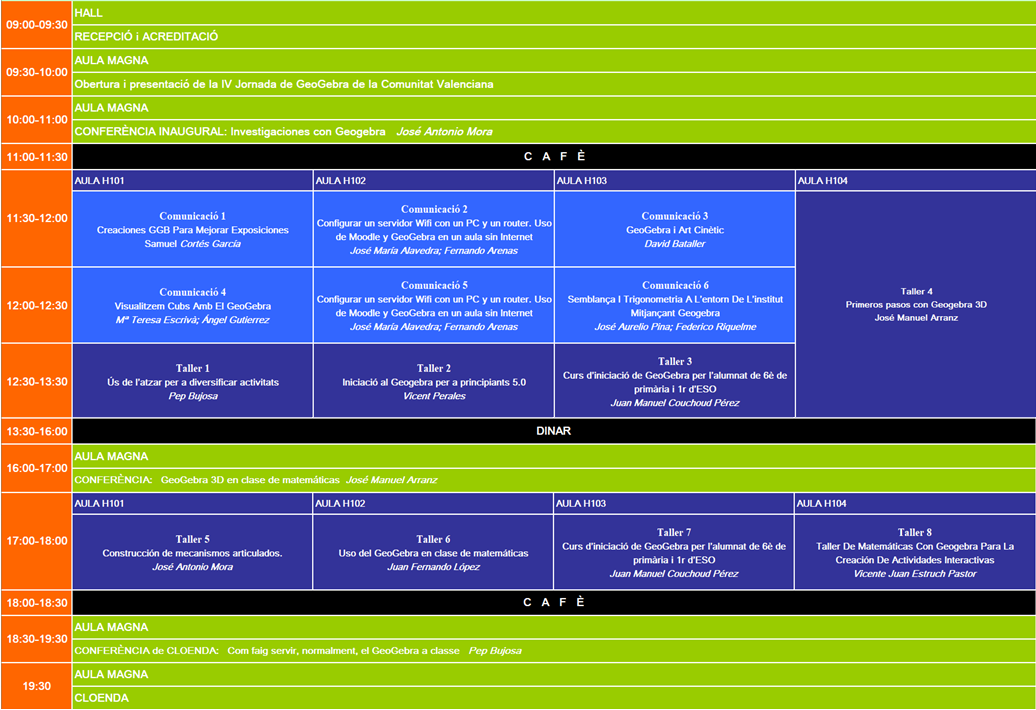 Programa de la Jornada